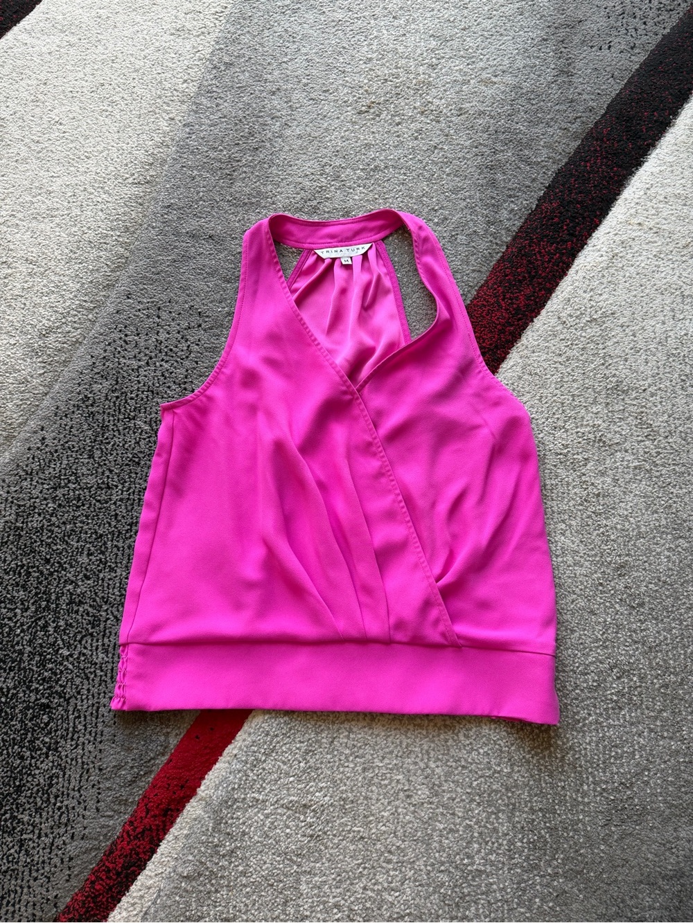 Trina Turk Fuchsia Sleeveless Tank Blouse